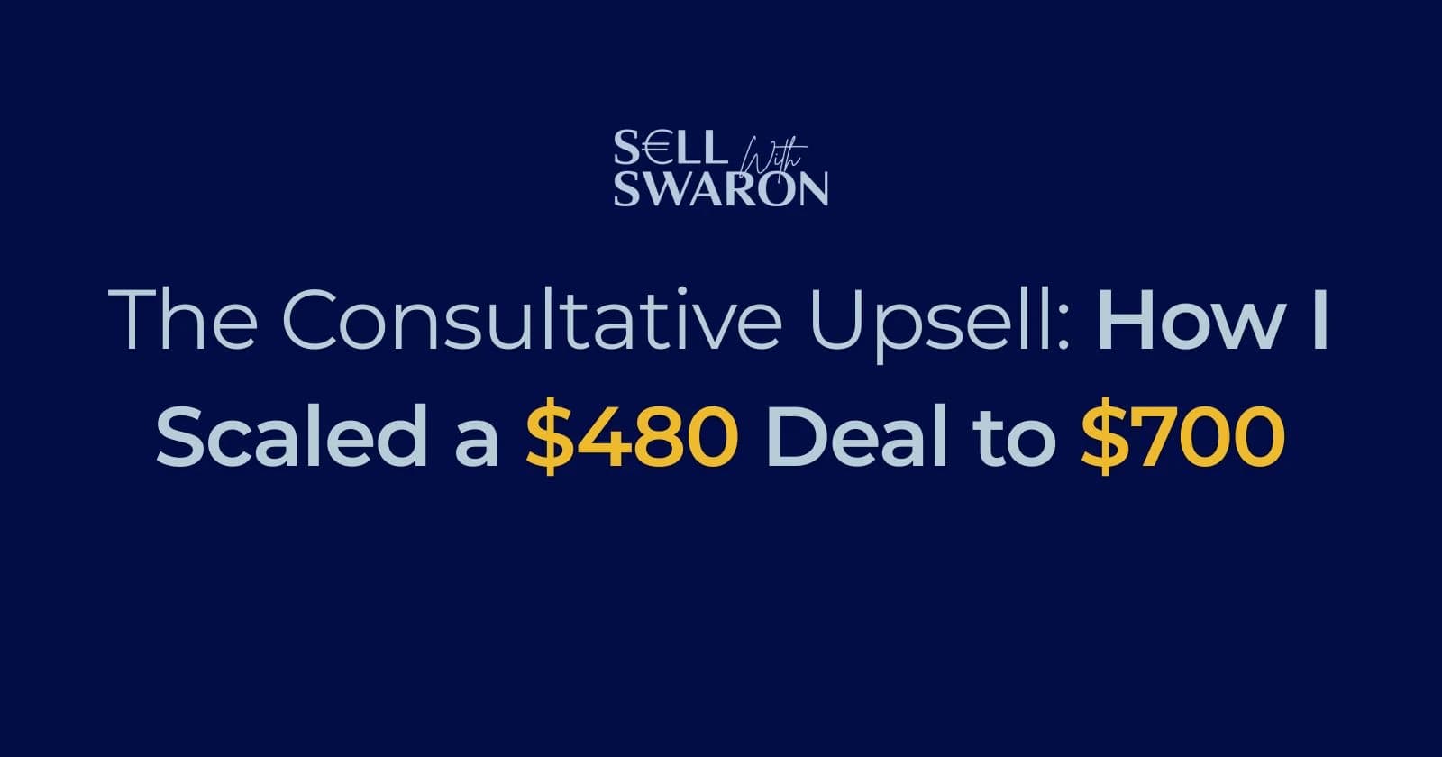 The Consultative Upsell: How I Moved a $480 Lead to a $700 Custom Build